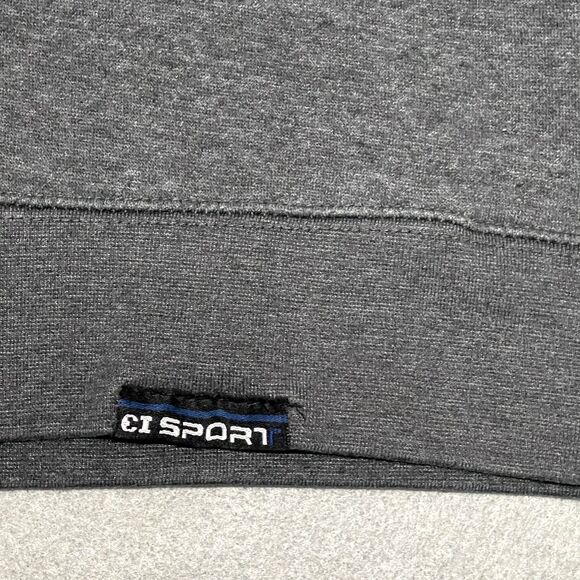 Montana State University Billings Sweatshirt Men Large Gray Quarter Zip CI Sport - Picture 3 of 12